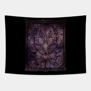 Deco Space Ship Tapestry