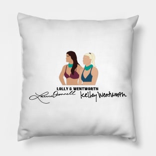 Lolly & Wentworth Graphic 1 Signature Crew neck (black lettering) Pillow