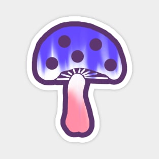 Trans Pride Mushroom Magnet