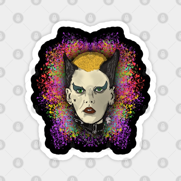 Soo Catwoman Magnet by TL Bugg