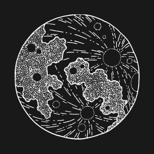 Moon Illustration T-Shirt