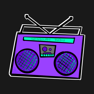 Purple Boombox T-Shirt