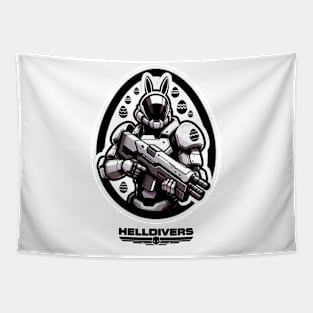 HELLDIVERS VS EASTER DIVERS Tapestry