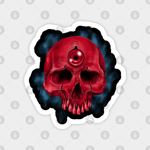 Skull #Arelarts Magnet by ArelArts