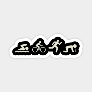 Swim. Bike. Run. Puke. Magnet