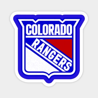 Defunct Colorado Rangers Hockey 1987 Magnet