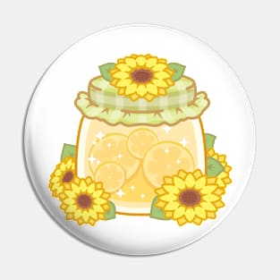 Jar of Sweet Sunflower and Lemon Jam Pin