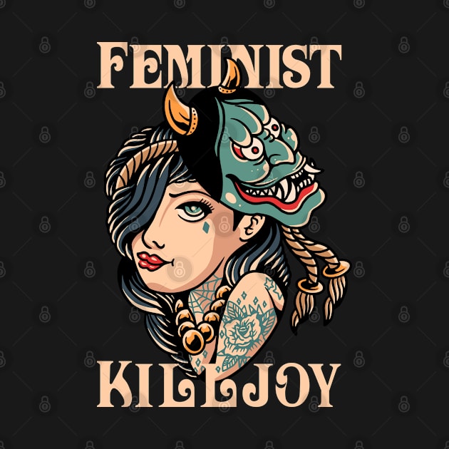 Feminist Killjoy - Oni Mask by Obey Yourself Now