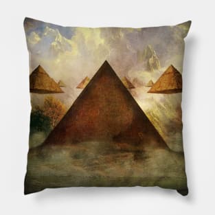 Pyramids of the Illuminati Pillow