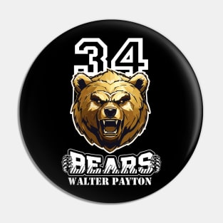 Legend Walter Payton Pin