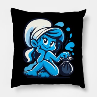 smurfette 3 Pillow