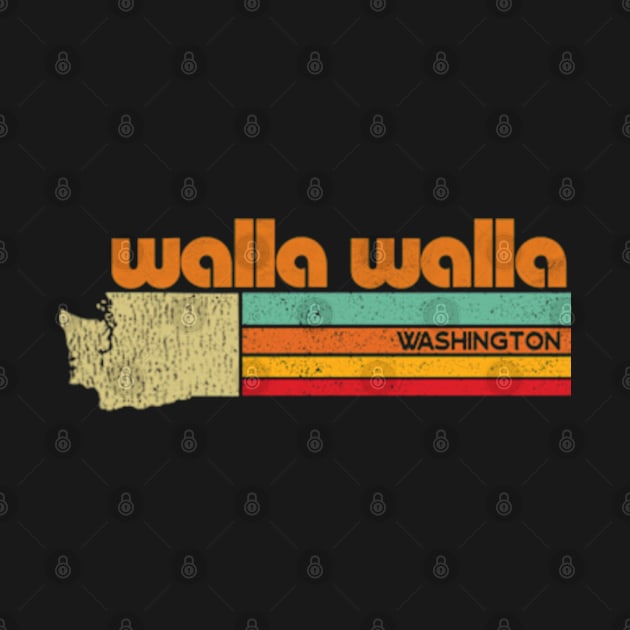 walla walla Washington Retro by DarkStile