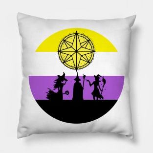 Non Binary Witches Pillow