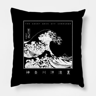 The Great Wave off Kanagawa stylized Ukiyo-e Pillow