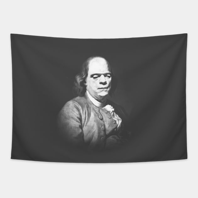 Benjamin Franklinstein Tapestry by Nonstop Shirts