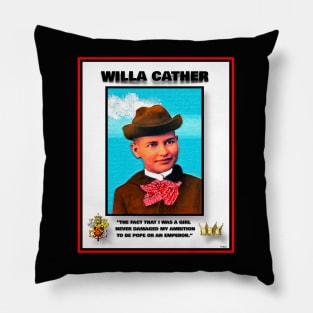 WILLA CATHER AND THE POPE Pillow