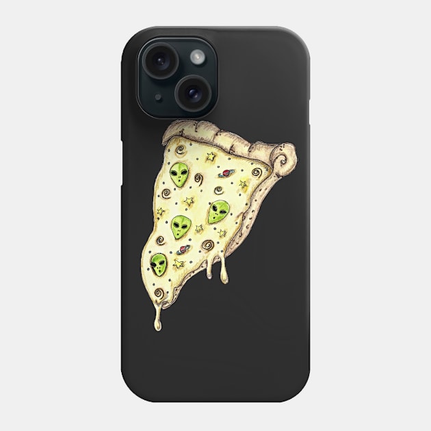 Alien Fresh Pizza ~ It's out of this world! Phone Case by Kyko619