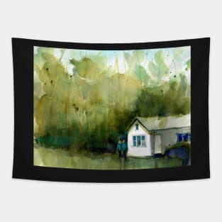 Poconos,  Green, Spring and fun Tapestry