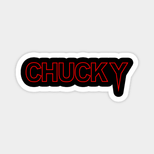 chucky monoline art Magnet