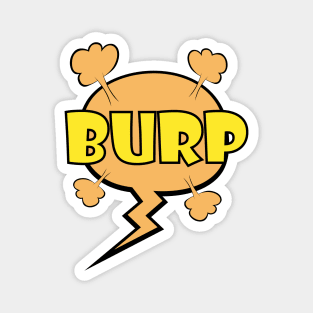 Exploding Speech Balloon With Burp Sound Magnet