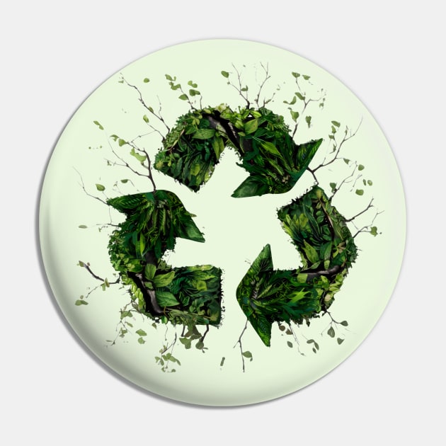 Recycling Logo with Leaves and Green Plants. Go Green, Recycle Symbol, Save the Earth Earth Day Awareness April 22 Pin by Motistry