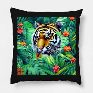 The Patience of a Tiger Pillow