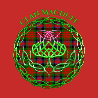 MacDuff Scottish Tartan Celtic Thistle T-Shirt