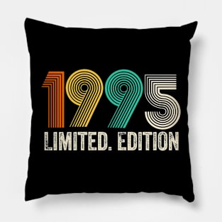 Vintage 1995 Birthday Retro 1995 For Men Women born in 1995 Pillow