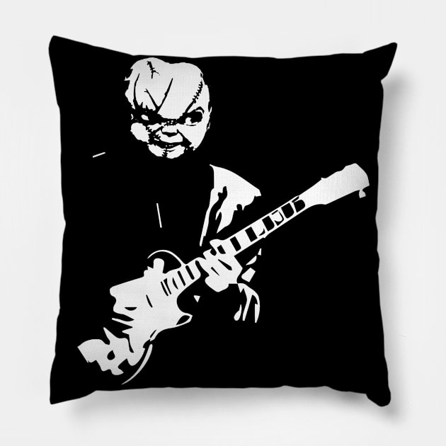 the rock&dolls Pillow by horrorshirt