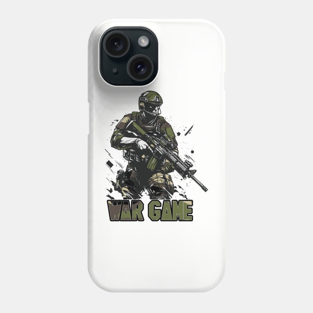 Badass War Game Phone Case by aswIDN