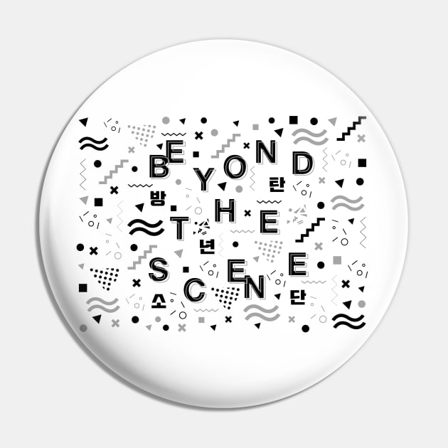 Beyond the Scene Typo Pin by lovelyday