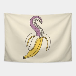 Banana tentacle Tapestry