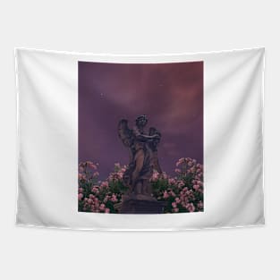 Dark Acadameia Angel Statue Tapestry