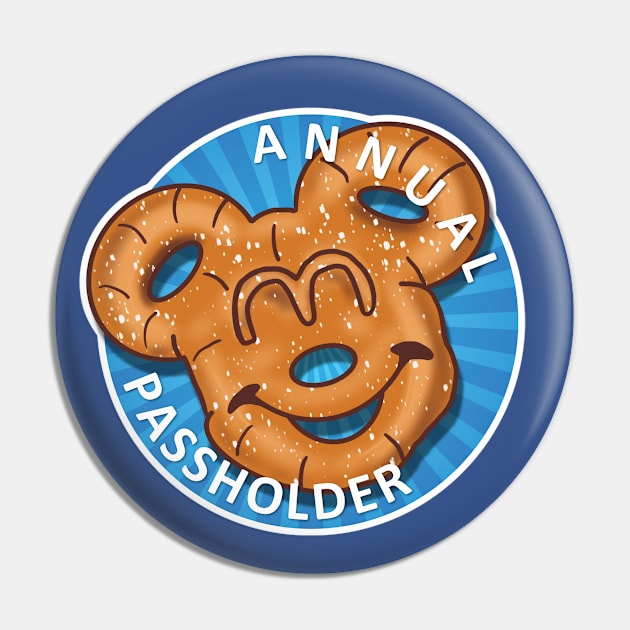 Pretzel Passholder Pin by EnchantedTikiTees