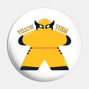 Yellow Meeple Team Pin