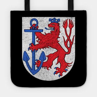 Dusseldorf / Germany Faded Style Coat of Arms Design Tote