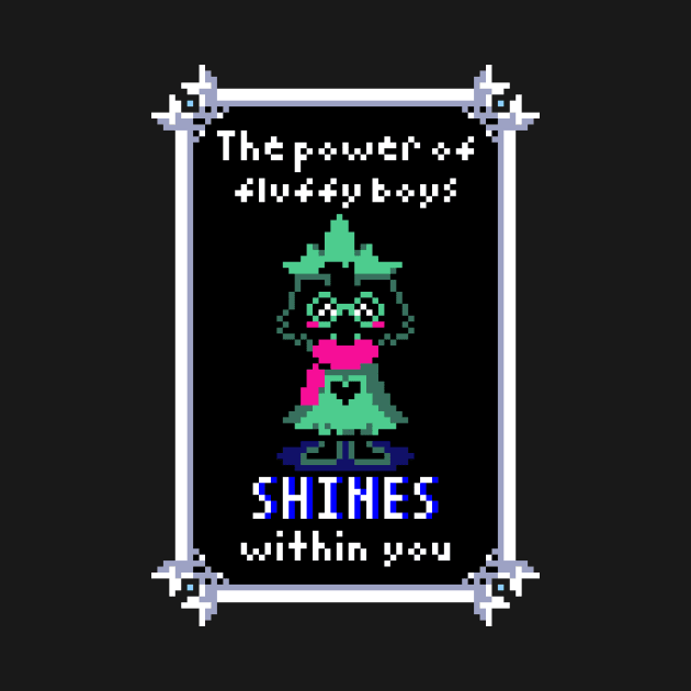 Ralsei- Fluffy Boy Power by JoeyTheBoey