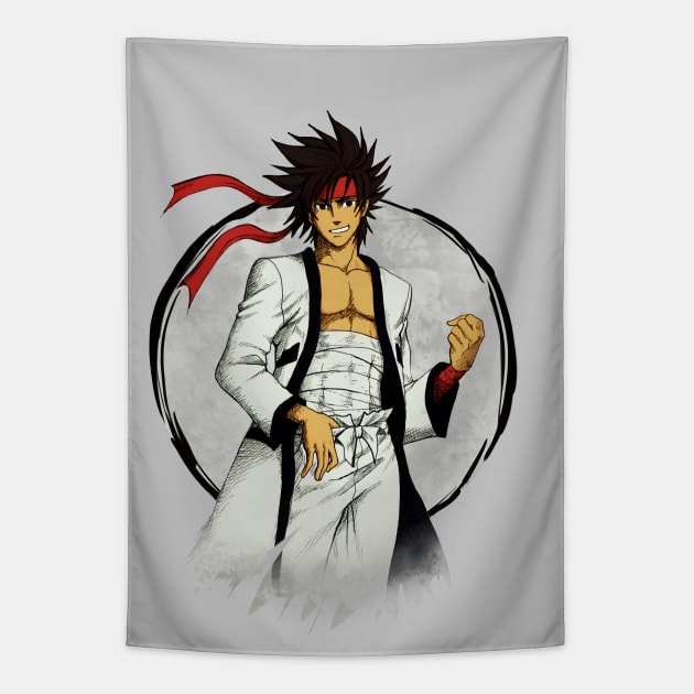 Sanosuke Sagara Tapestry by mcashe_art