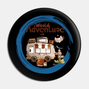 World Adventure Pin