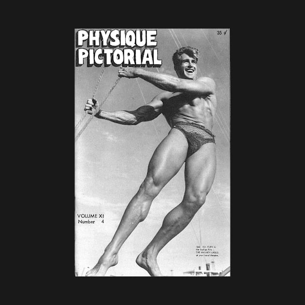 PHYSIQUE PICTORIAL - Vintage Physique Muscle Male Model Magazine Cover by SNAustralia