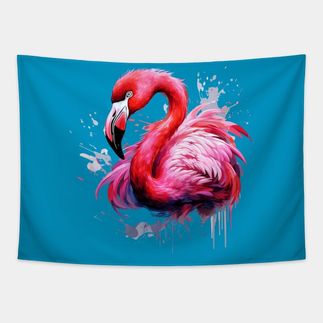 Flamingo Tapestry by NatashaCuteShop