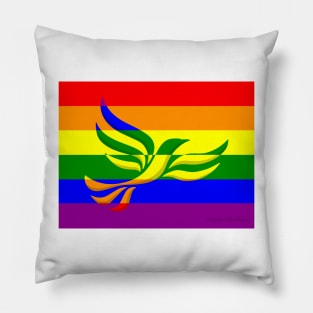 Liberal Pride Pillow