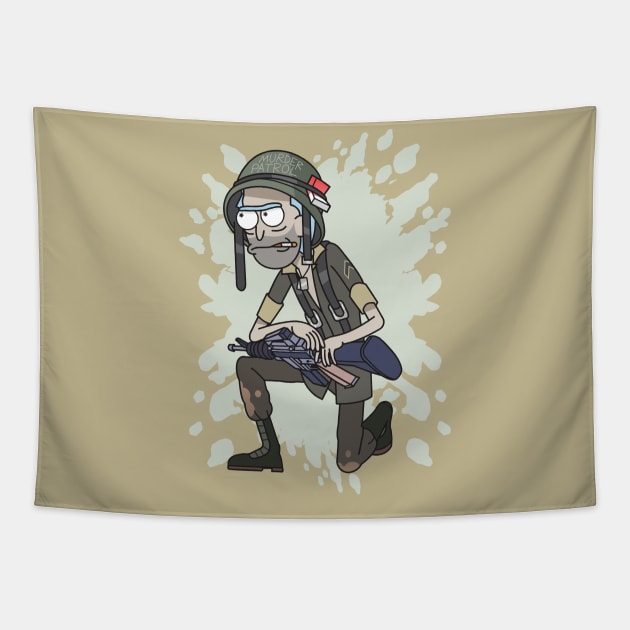 Soldier Tapestry by Alien cat