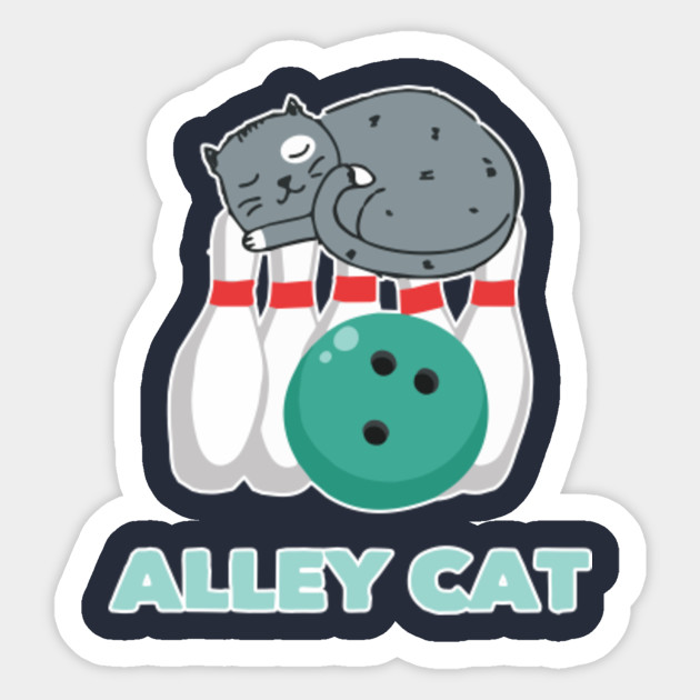 Alley Cat Shirt Bowling Lover Bowler Tshirt Gift Tee Alley Cat