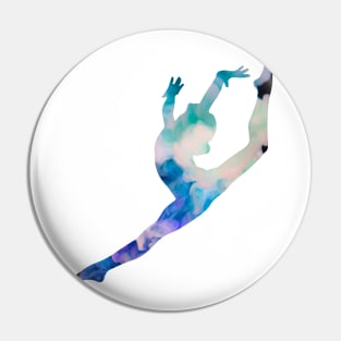 Gymnastics Leap Pin