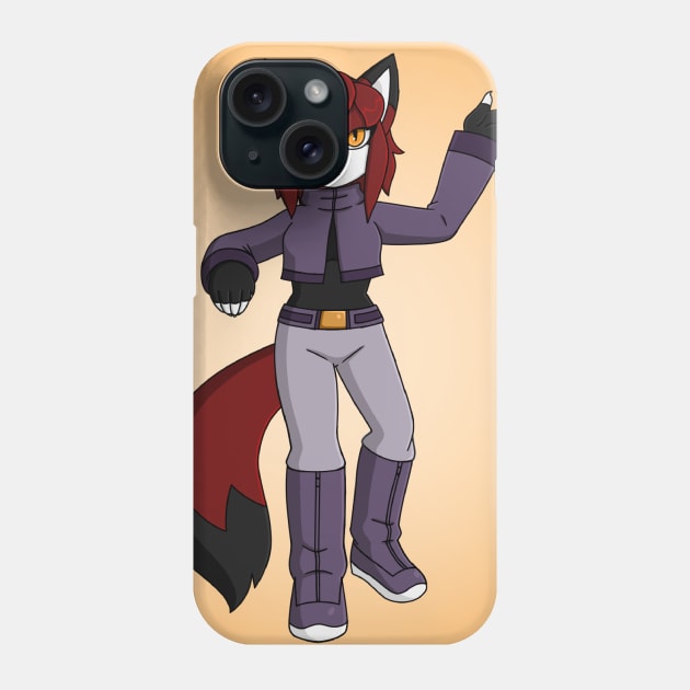 Rubi Casual Kemono Phone Case by Firestorm Fox