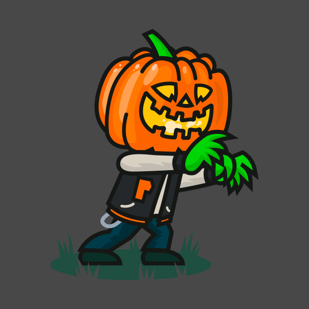 The Varsity Pumpkin by DangerHuskie