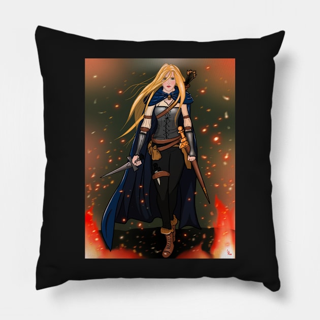 The Adarlan's Assassin became the Fire Heir Pillow by AnabellaCor94