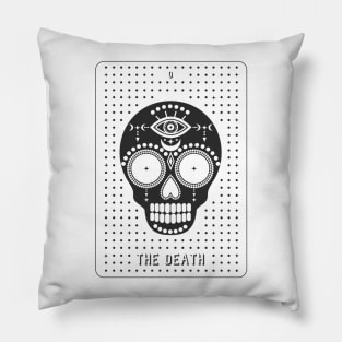 The Death Tarot Card Pillow