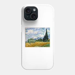 Wheatfields and Cypresses Van Gogh Phone Case